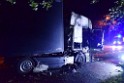 LKW Brand Koeln Rodenkirchen Gruenguertelstr P15